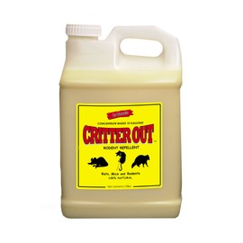 Mouse & Rat Repellent: Peppermint Oil Rodent Repellent, Get Rid of Rats, Mice & Rodents in Your Home & Outside, Protect Engine Wiring, Prevent Nesting, Stops Chewing. Critter Out 1 Gallon Concentrate