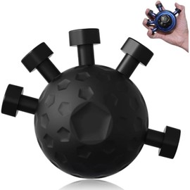 Fortalecedor de agarre de dedos, LONROI Fortalecedor de Agarre de Mano Y Dedos, Ejercitador de dedos Grip Master, Entrenador de fuerza de agarre, Ejercitador de dedos, Fortalecedor de agarre de mano