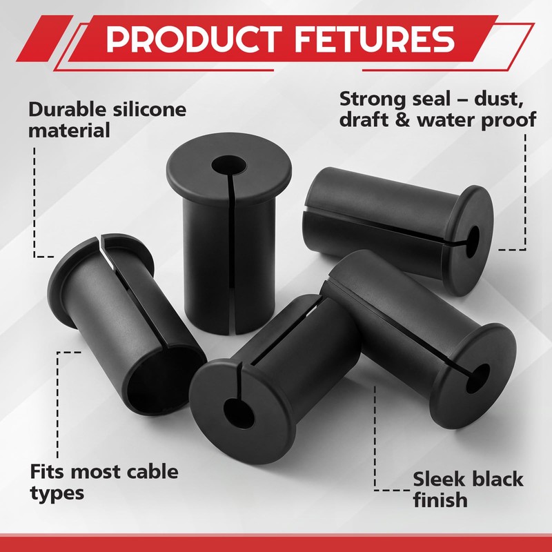 Innconee 6 Pcs Wall Grommets 3/4 Inch Compatible with Starlink,