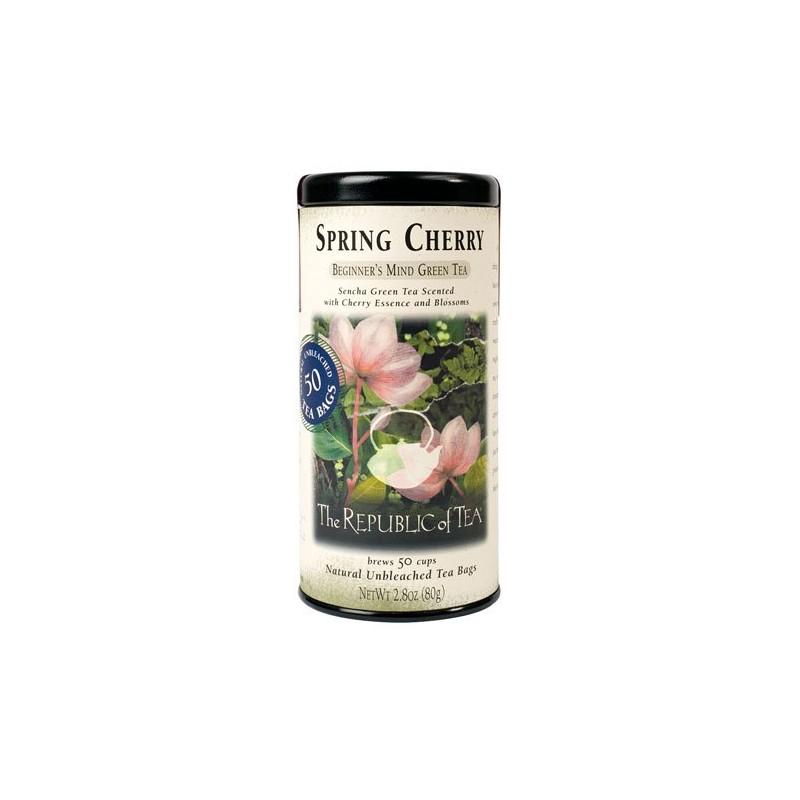 The Republic of Tea - Spring Cherry Green Tea, 50