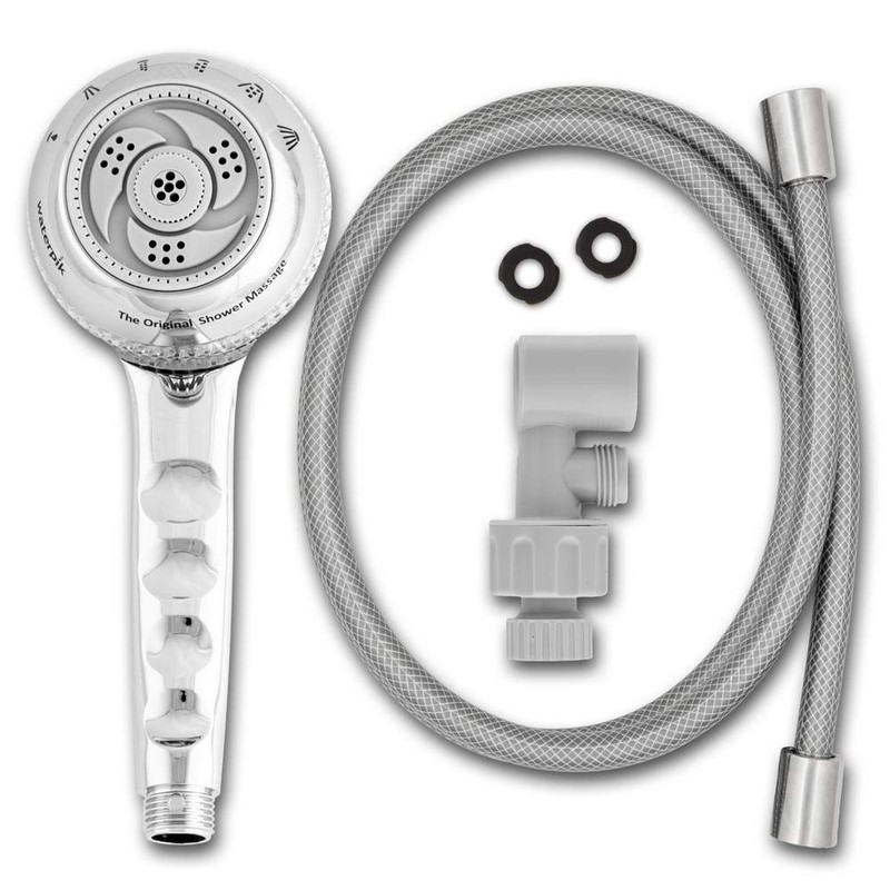 Waterpik Original Massage Shower Head Handheld Spray with 5-Foot Hose,