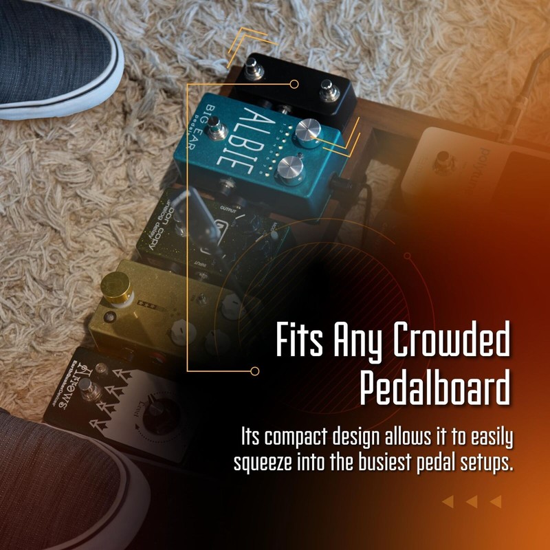 Rock Stock Dual Foot Switch Pedal - Versatile TRS Auxiliary