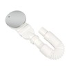 AQUENITH Shower Drain Fitting 90 mm, Flat Shower Drain Siphon