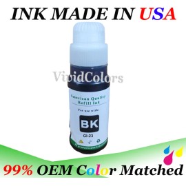 Vivid Colors VC Black GI-23  Ink Bottle Replacement Compatible for Canon PIXMA G520 G620 gi23