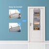 BrilliantJo Over Door Storage Organiser, 4 Pockets Soft Fabric Hanging