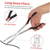 Operitacx Long Reach Pliers with Bent Head Design Electrical Disconnect