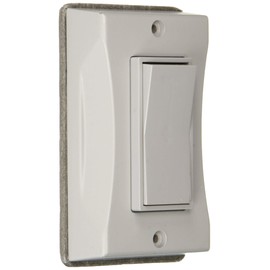 Hubbell 5123-0 1-Gang Weatherproof Cover, Vertical, Decorator, Gray, Shrink