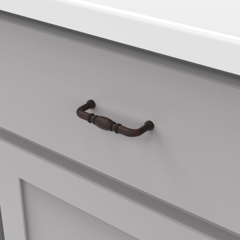 Hickory Hardware 1 Pack Solid Core Kitchen Cabinet Pulls, Luxury