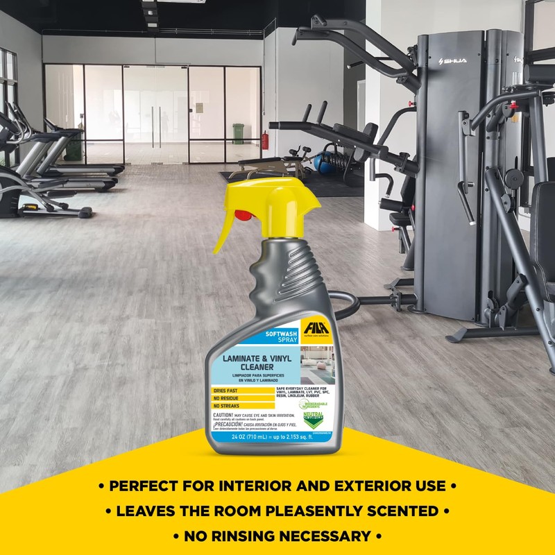 FILA Surface Care Solutions, SOFTWASH SPRAY, Laminate Floor Cleaner and