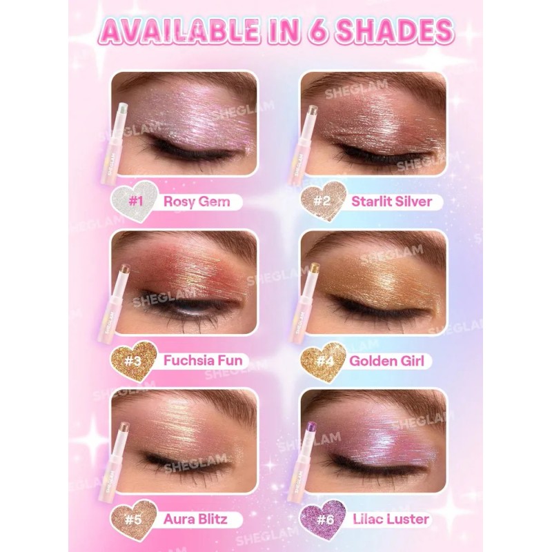 Sheglam Barra De Glaseado De Gelatina De Cristal Color Rosy