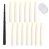 Floating LED Candles with Magic Wand – Warm Flickering Flameless