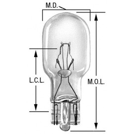 Wagner Lighting BP916NA Standard Multi-Purpose Light Bulb Card of 2