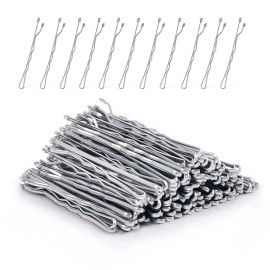 Silver Bobby Pins for Gray Hair 120PCS 2Inches Hair Pins for Women with Box
