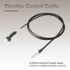 VAINELY 5UG-26311-10-00 Throttle Cable Compatible with Yamaha for Rhino 450
