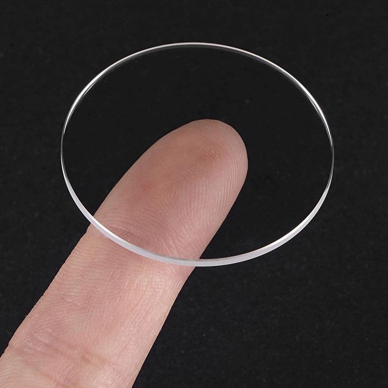Round Flat Watch Glass Sapphire Crystal Glass Replacement Watch Glass