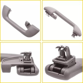 Auto Roof Pull Safety Handle Rear Right Sides Fit for Toyota Corolla 4Runner Rav4 Highlander Yaris Vios 2003-2021 Rear Grab Rail Ceiling Armrest Handrail Without Hook Grey Replace 74610-52030