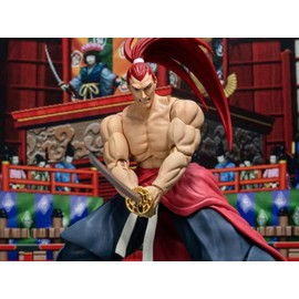 Storm Collectibles Samurai Shodown Genjuro Kibagami 1/12 Scale Action Figure, Red