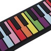 Roll Up Piano 49 Keys Kids Flexible Rainbow Keyboard Portable