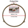 7.5 Inch Microwave Turntable Ring, Rotating Ring Roller, Middle Glass