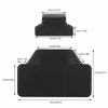 Motorcycle Backrest Pads, Topcase Accessories for Backrest, Rubber Rear Pads,