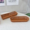 RT&BS 2pcs 10.6'' Wicker Bread Basket, Hand Woven Tabletop Food