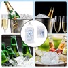 10 Ice Cube Bags, Heavy Duty Reusable Ice Bags with
