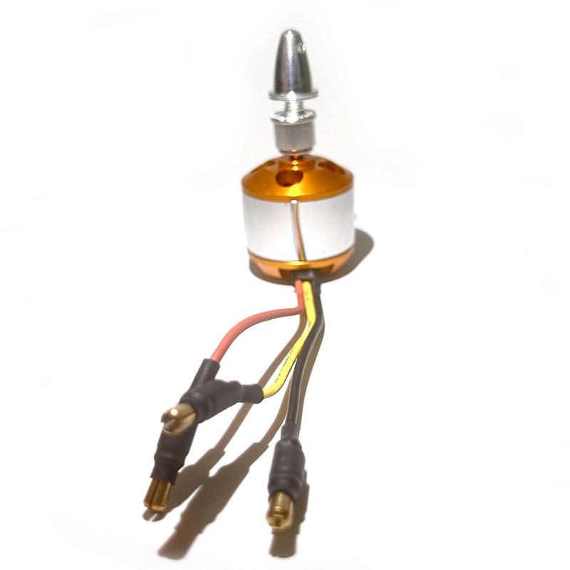 Hobbymall A2212 1000KV Brushless Outrunner Motor 13T with 3.5mm Male