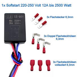 Soft Start Module for Power Tools such as Table Saw, Circular Saw Hand Saw Chop Saws 230 V Soft Start Starting Resistance Soft Start
