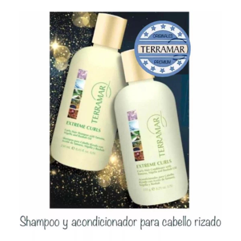 Terramar Set Cabello Rizado Terramar Shampoo Y Acondicionador Extreme