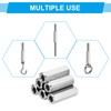 PATIKIL 5/16"-18 UNC 304 Stainless Steel Hex Coupling Nuts, 8