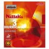 Nittaku Table Tennis Rubber Hurricane 3 NR-8669 Sticky Strong Spin Red/Extra Thick (1.9mm-2.1mm)