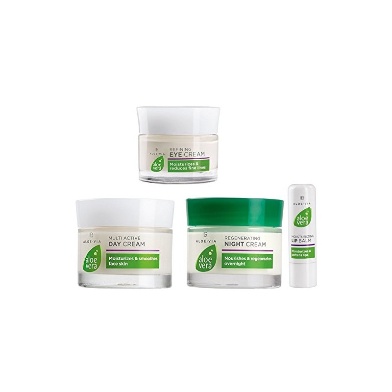 LR ALOE VIA Aloe Vera Facial Care Set (Day, Night,