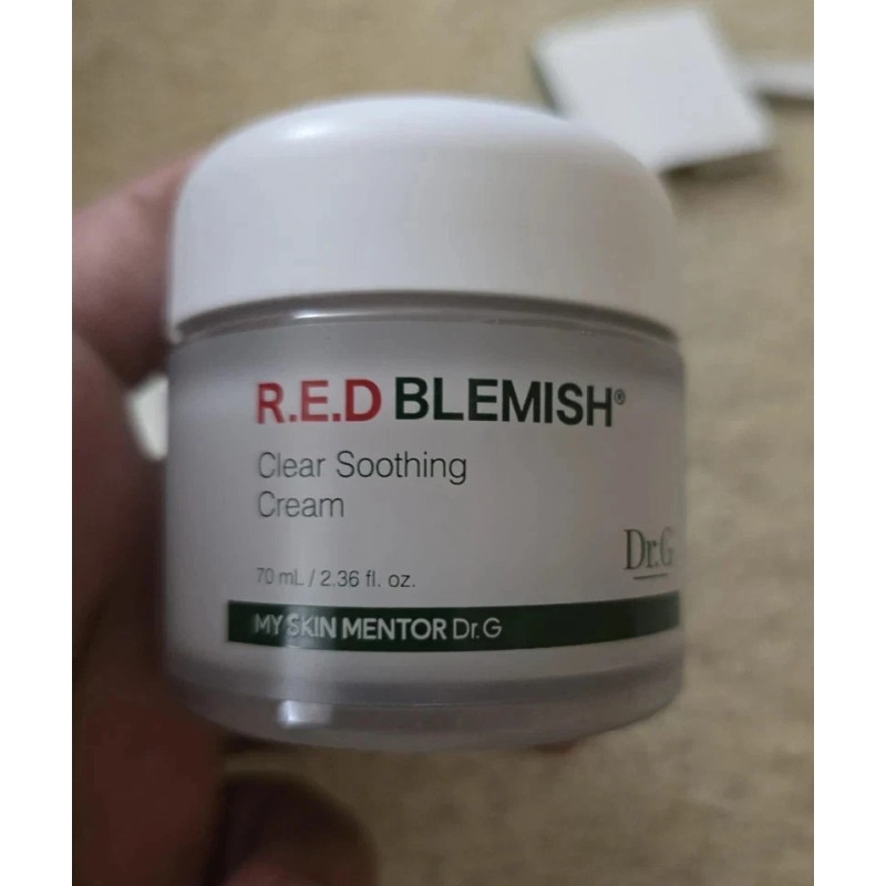 Dr.G R.E.D Blemish Soothing Cream 70ml – Cica Moisturizer for