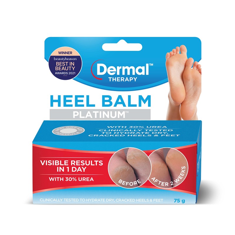 Dermal Therapy Heel Balm Platinum | Clinically tested to hydrate