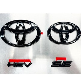 Genuine Toyota 2025 Camry Hybrid (SE Model Only) Blackout Emblem Overlay - PT948-03252-02