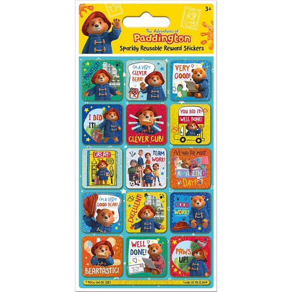 Paper Projects 01.70.12.049 Adventure of Paddington Sparkly Reward Sticker |
