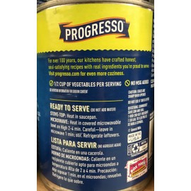 Progresso Vegetable Classics Tomato Basil Soup 19oz Can (Pack of 8)