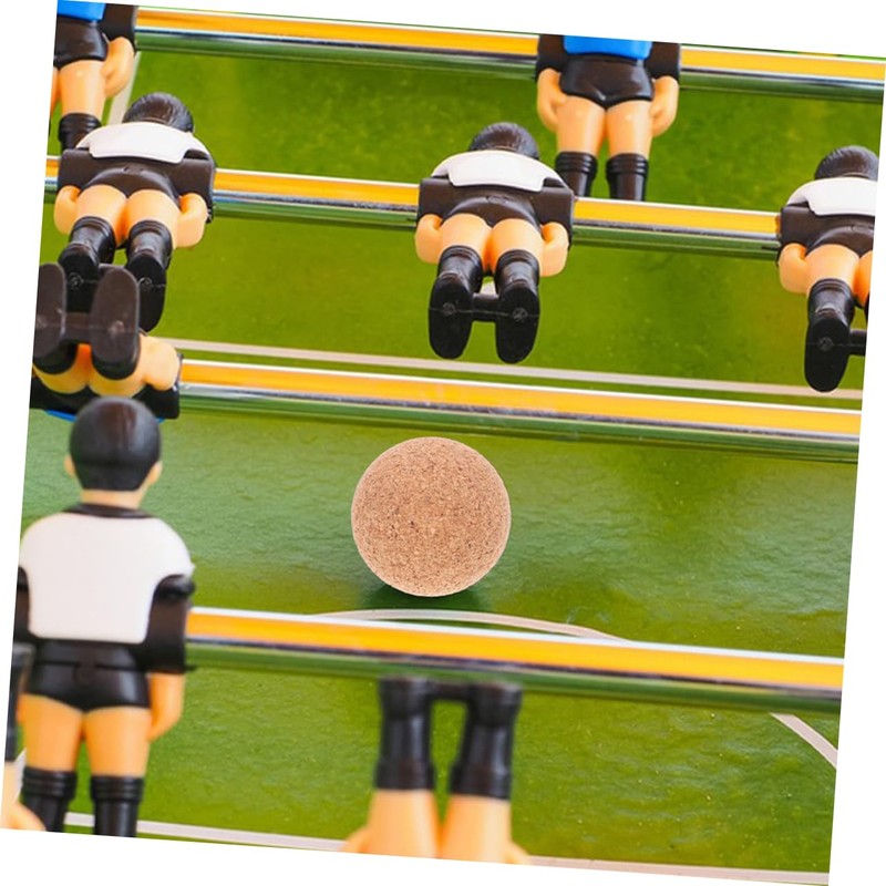 CIYODO 5Pcs Cork Balls for Foosball Table Wooden Game Balls