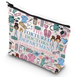 G2TUP Doctor Cosmetic Makeup Bag Doctor Appreciation Gift Doctor Medical Supplies Zipper Pouch Doctor Graduation Merch, Doctor MG, 无