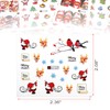 48 Sheets Christmas & New Year Theme Nail Art Stickers,MWOOT