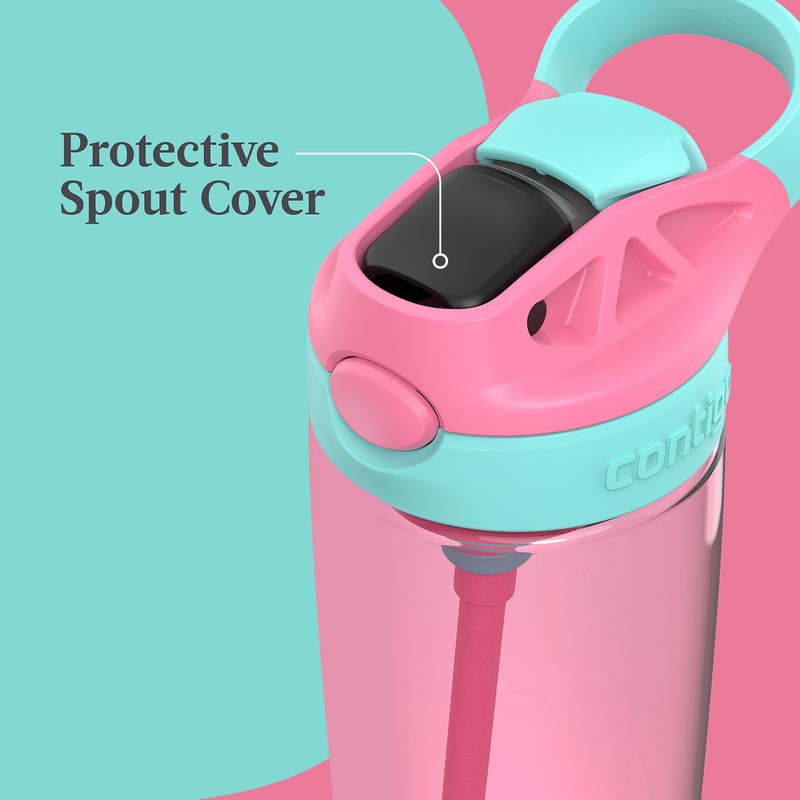 Contigo Aubrey Kids BPA-Free Water Bottle with Silicone Straw Spill-Proof