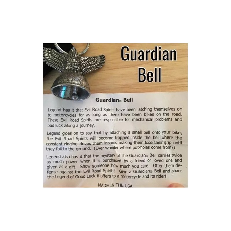 Guardian SAINT CHRISTOPHER Guardian® Bell IN COPPER Motorcycle Biker Harley