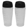 2pcs Replacement 20oz Blender Blend-N-Go Smoothie cup with to go