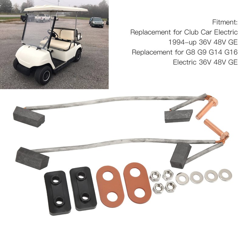 Club Car Motor Brush Kit, 36V 48V Electric Motor Rebuild