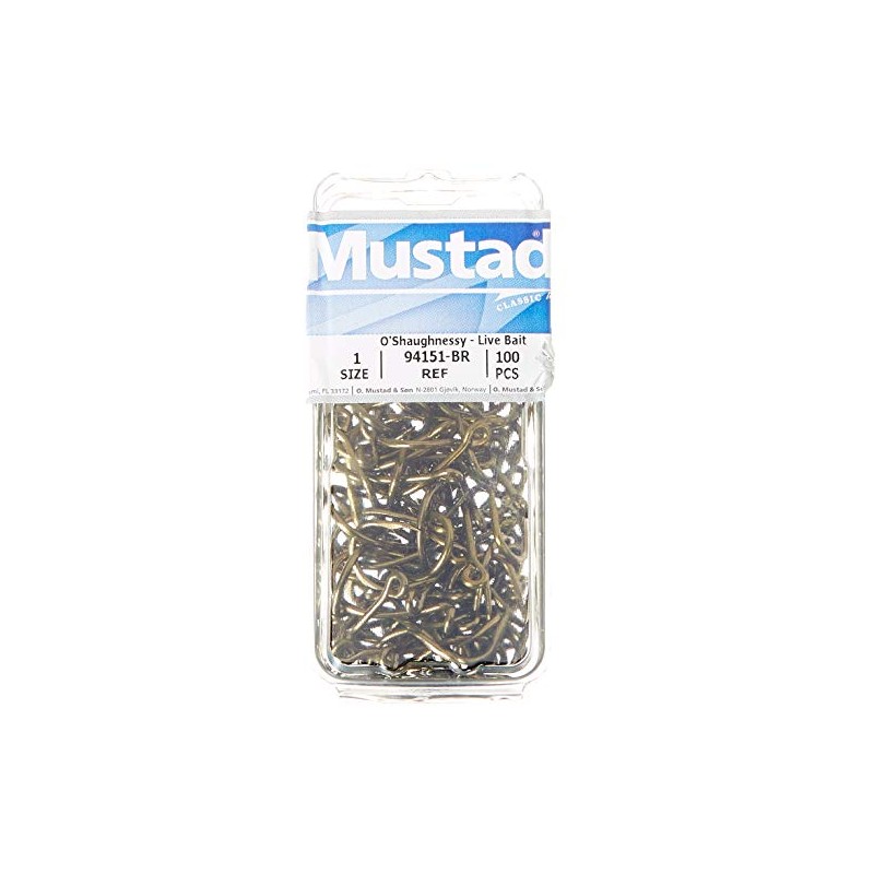 Mustad 3X Strong Point Bent in O'Shaughnessy Live Bait (100