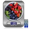 Báscula Digital de Cocina,Báscula de Cocina Digital de Acero Inoxidable,