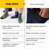 Wide Open Men's No Show Socks - Merino Wool Everyday