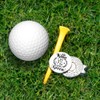 Hafhue King of The Green Golf Ball Marker with Magnetic