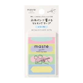 MUST MST-FA48-A Masking Tape Sheet Deco Marks Title Frame MST-FA48-A