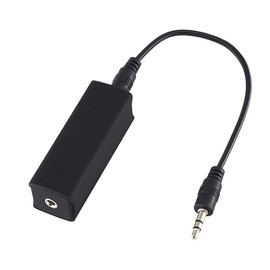 Bolwins C35CS Noise Filter - Audio Filter with 3.5mm Cable, Multimedia Speaker Noise Filter & Audio Isolator for Car and Home